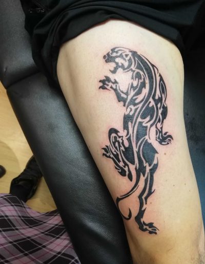 tatouage jaguar tribal so tattoo les essarts 85